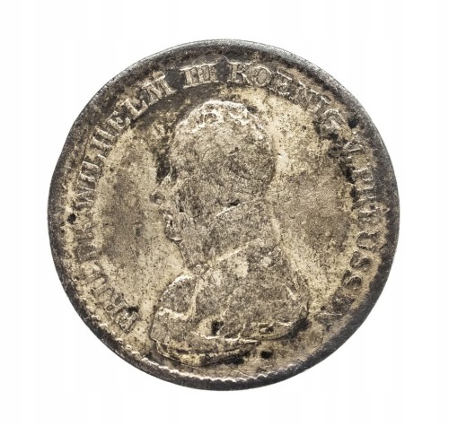 Niemcy, Prusy. Fryderyk Wilhelm III (1797–1840). 4 grosze 1817 A, Berlin