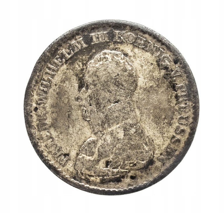 Niemcy, Prusy. Fryderyk Wilhelm III (1797–1840). 4 grosze 1817 A, Berlin