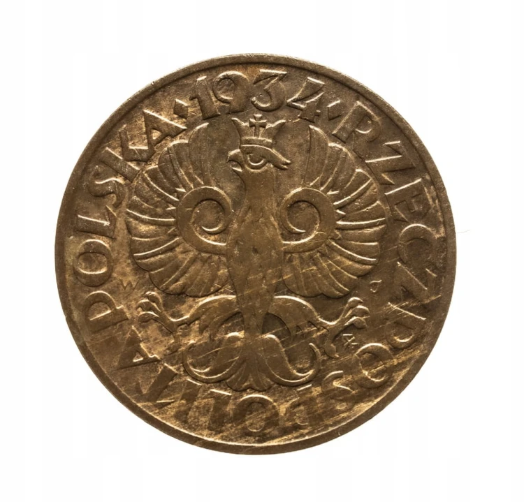 Polska, II Rzeczpospolita, 2 grosze 1934, Warszawa