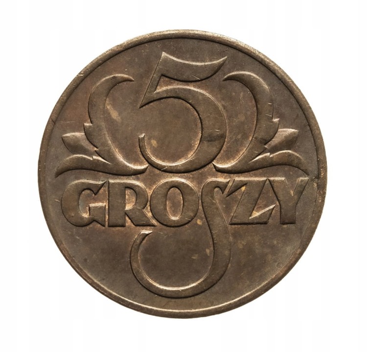 Polska, II Rzeczpospolita, 5 groszy 1939, Warszawa