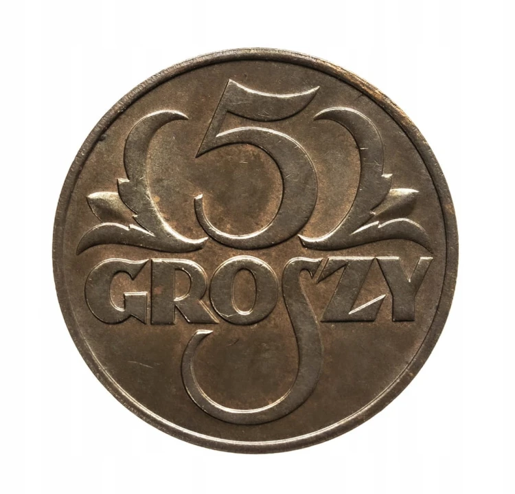 Polska, II Rzeczpospolita, 5 groszy 1938, Warszawa