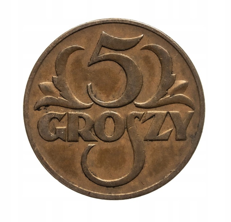Polska, II Rzeczpospolita, 5 groszy 1937, Warszawa