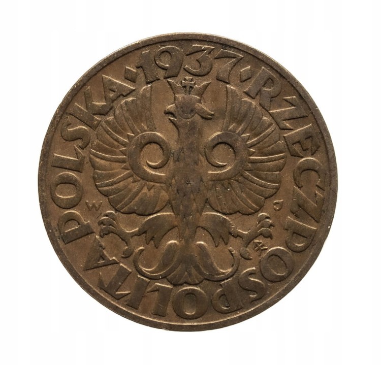 Polska, II Rzeczpospolita, 5 groszy 1937, Warszawa