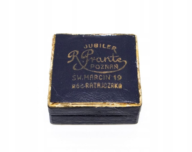 STARE PUDEŁKO JUBILER R. PRANTE, ŚW. MARCIN 19, POZNAŃ II RP