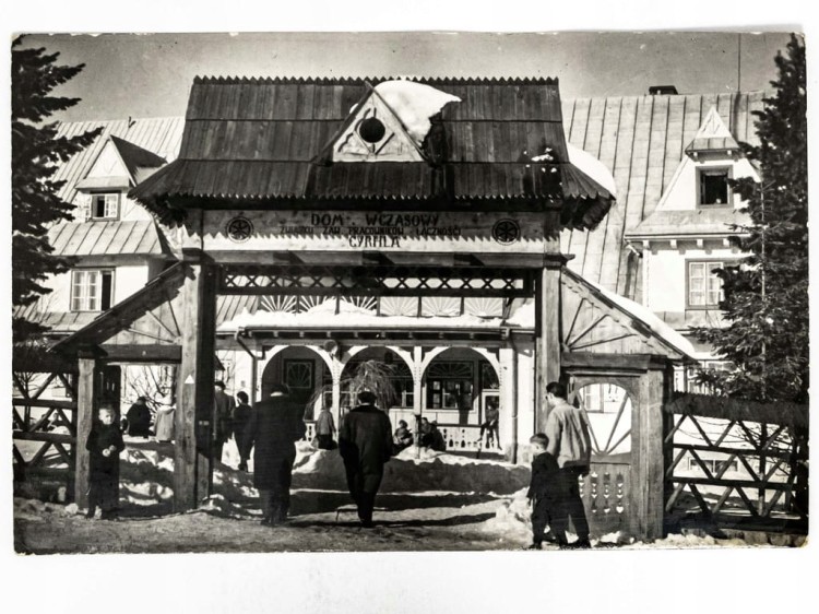 ZAKOPANE - DOM WCZASOWY ZW. ZAW. PRACOWNIKÓW ŁĄCZNOŚCI CYRHLA 1965 PRL