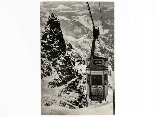 ZAKOPANE - WAGON KOLEJKI NA KASPROWY WIERCH LATA 60. PRL
