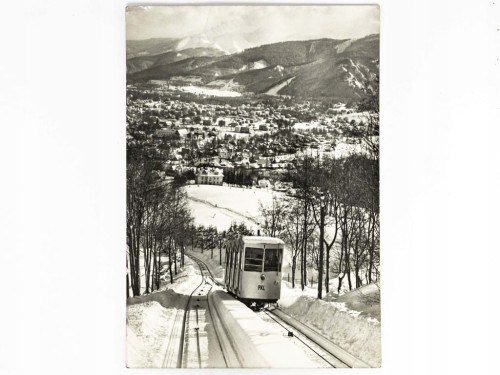 ZAKOPANE - WAGON KOLEJKI NA GUBAŁÓWKĘ 1972 PRL