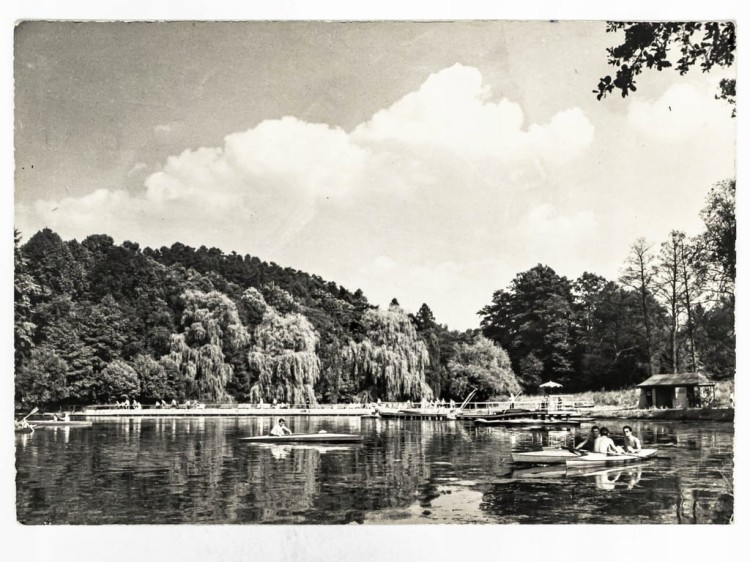 CZERMNA K. KUDOWY-ZDRÓJ - STAW ROZLEWISKO Z KAJAKAMI 1963 PRL