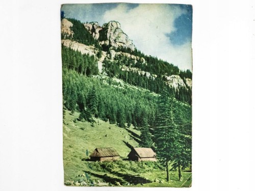 TATRY - GÓRSKIE CHATY NA HALI PISANEJ LATA 60. PRL