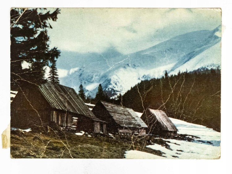 TATRY - CHATY NA HALI SMYTNIEJ LATA 60. PRL