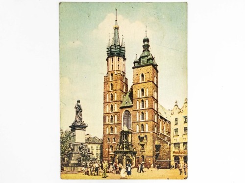 KRAKÓW - BAZYLIKA MARIACKA LATA 60. PRL