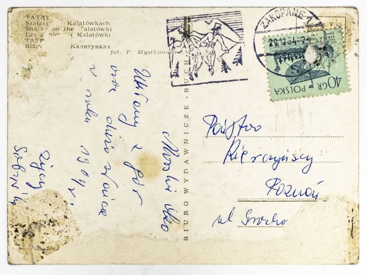 TATRY - SZAŁASY NA KALATÓWKACH 1964 PRL