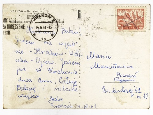 KRAKÓW - BARBAKAN 1961 PRL