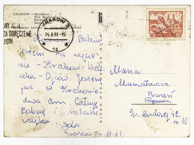 KRAKÓW - BARBAKAN 1961 PRL