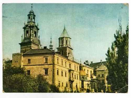 KRAKÓW - BAZYLIKA ARCHIKATEDRALNA NA WAWELU 1961 PRL