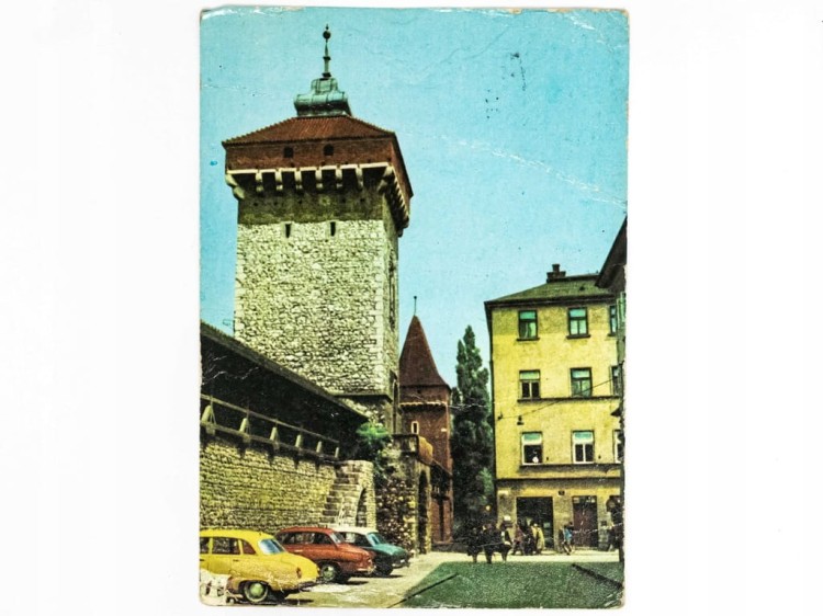KRAKÓW - BRAMA FLORIAŃSKA 1970 PRL