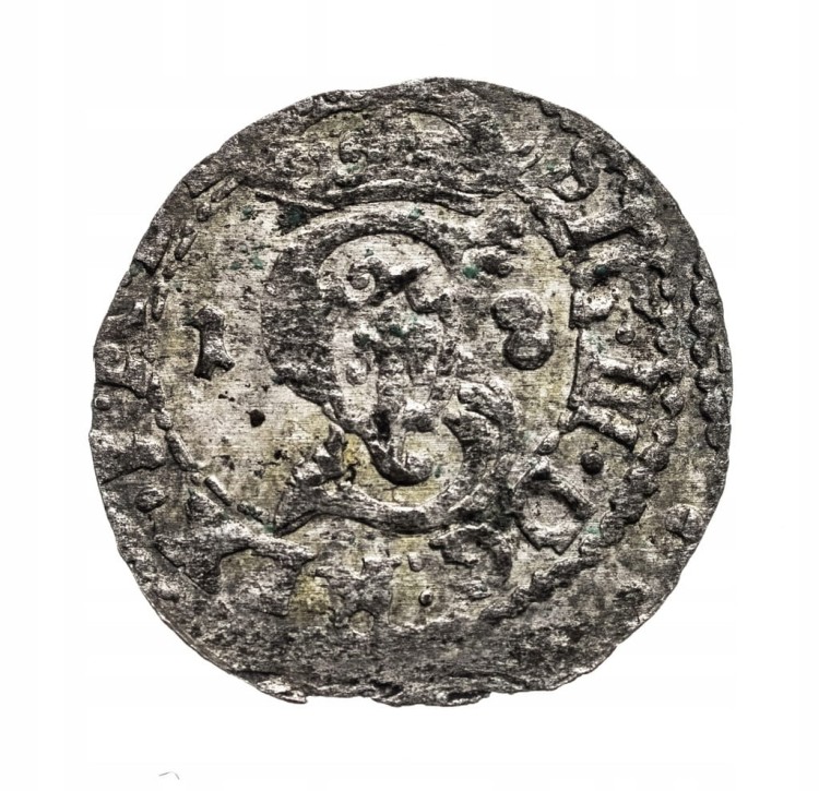 Polska, Zygmunt III Waza, Szeląg 1618, Wilno