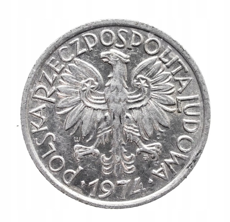 Polska, PRL (1944-1989), 2 złote 1974 Jagody, Warszawa