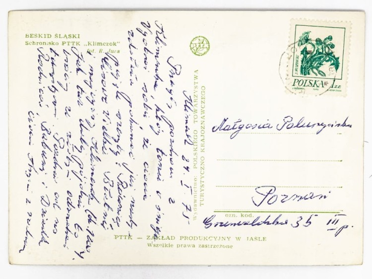 BESKID ŚLĄSKI - SCHRONISKO PTTK KLIMCZOK 1975 PRL