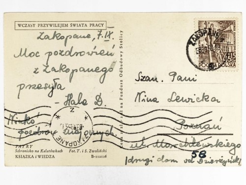 TATRY - SCHRONISKO NA KALATÓWKACH 1953 PRL