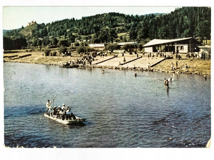 CZORSZTYN - PRZYSTAŃ FLISACKA LATA 60. / 70. PRL