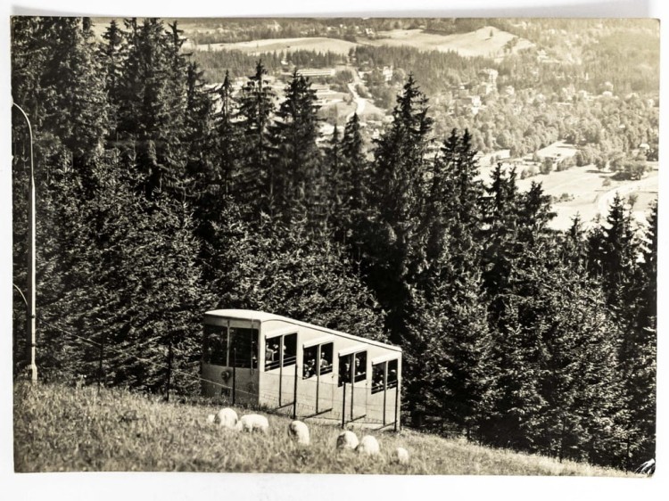 ZAKOPANE - KOLEJKA GÓRSKA NA GUBAŁÓWKĘ 1969 PRL