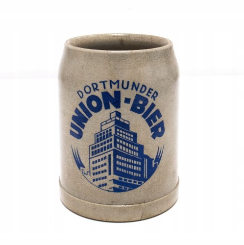 STARY CERAMICZNY KUFEL - PIWO UNION-BIER, DORTMUND