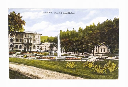 KRYNICA - DEPTAK I DOM ZDROJOWY 1939