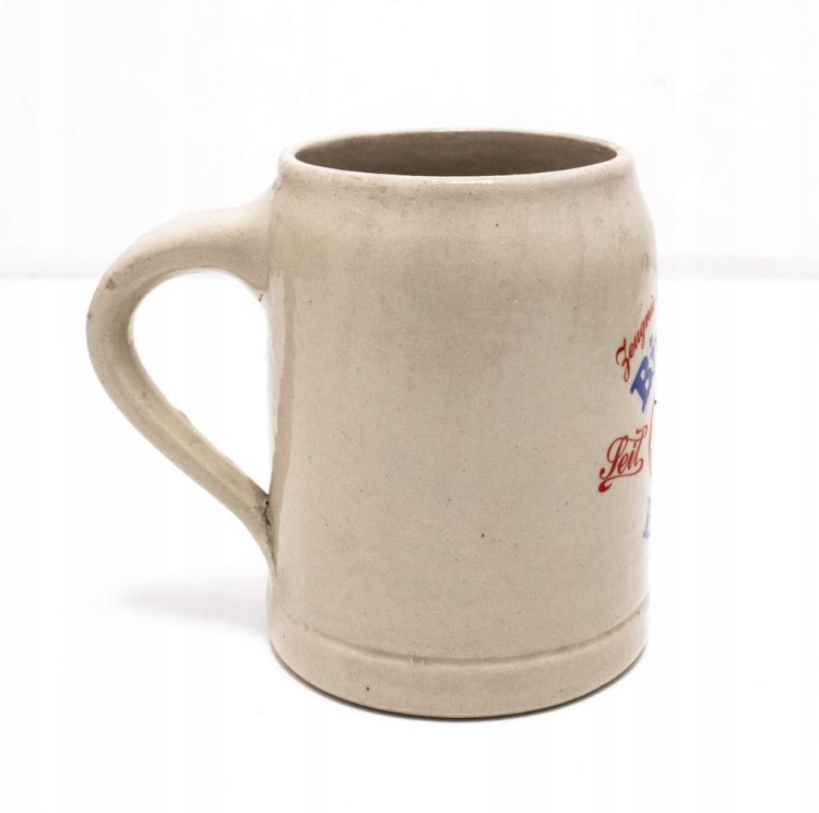 STARY CERAMICZNY KUFEL - PIWO BINDING BIER