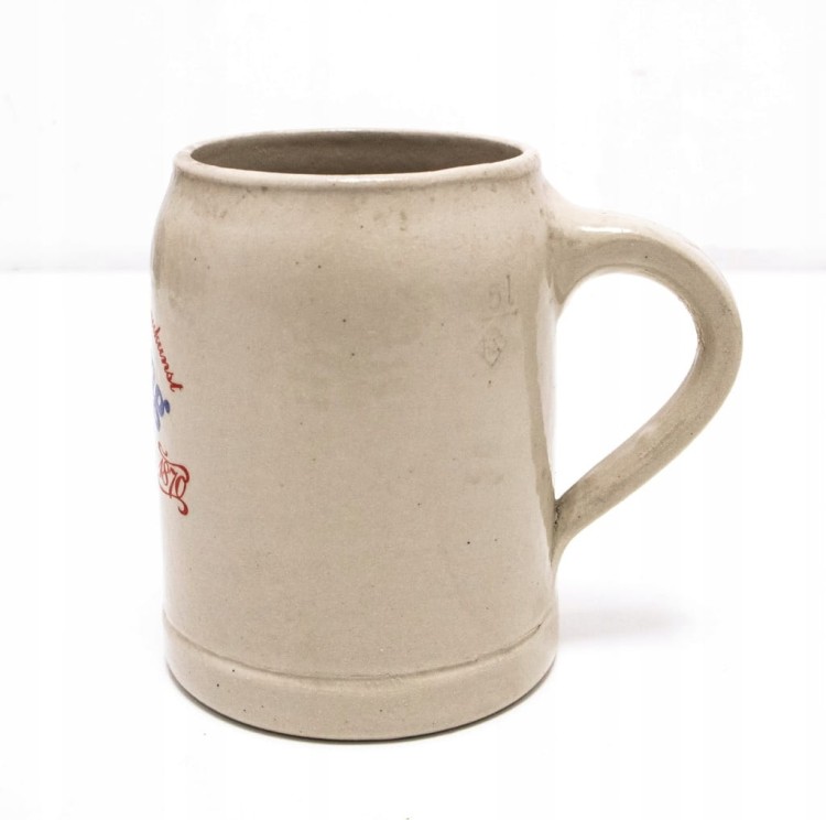 STARY CERAMICZNY KUFEL - PIWO BINDING BIER
