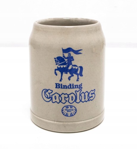 STARY CERAMICZNY KUFEL - PIWO BINDING BIER CAROLUS