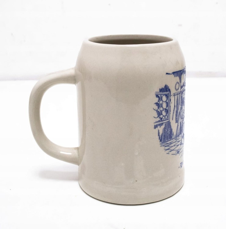 STARY CERAMICZNY KUFEL - KIEŁBASY DER WURSTMACHER