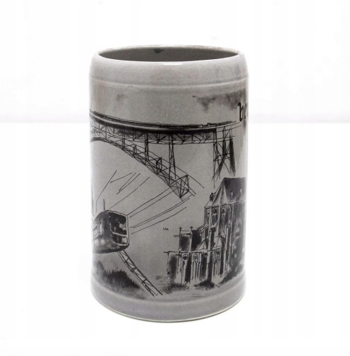 STARY CERAMICZNY KUFEL - BERGISCHES LAND, NIEMCY