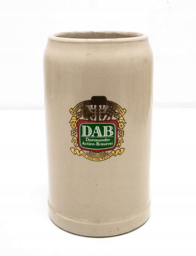 STARY CERAMICZNY KUFEL - PIWO DAB, ACTIEN-BRAUEREI, DORTMUND