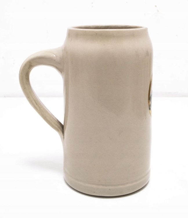 STARY CERAMICZNY KUFEL - PIWO HOFMARK, CHAM