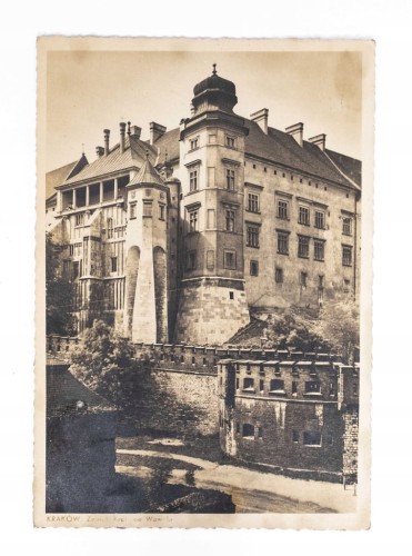KRAKÓW - ZAMEK KRÓLEWSKI NA WAWELU 1935