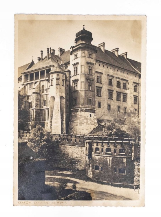 KRAKÓW - ZAMEK KRÓLEWSKI NA WAWELU 1935