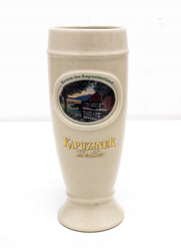 STARY CERAMICZNY KUFEL - PIWO KAPUZINER