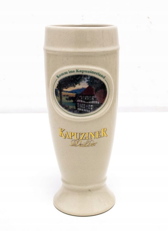 STARY CERAMICZNY KUFEL - PIWO KAPUZINER