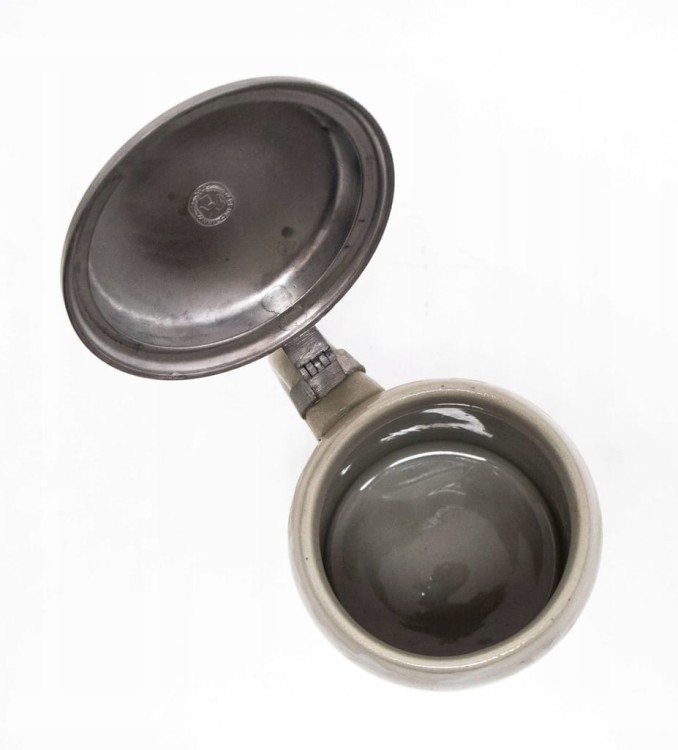 STARY CERAMICZNY KUFEL - TRAMWAJ RINGLINIE, MONACHIUM