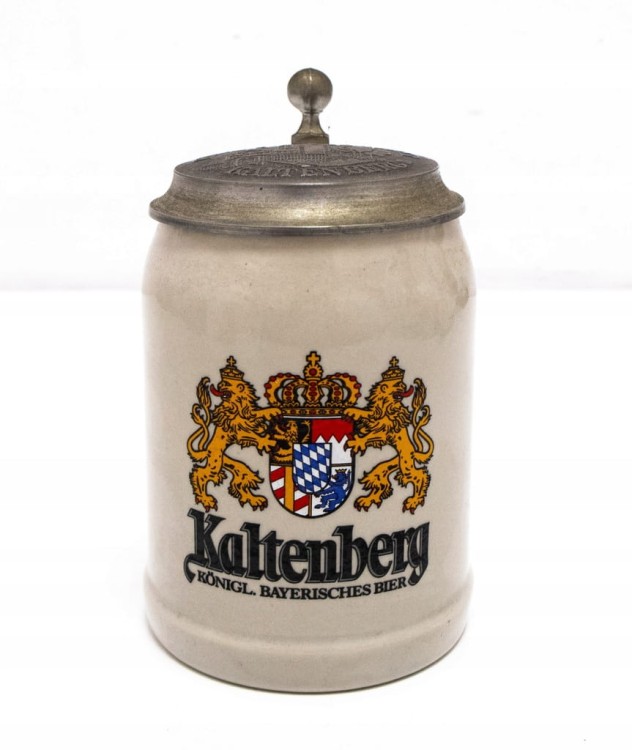 STARY CERAMICZNY KUFEL - PIWO KALTENBERG