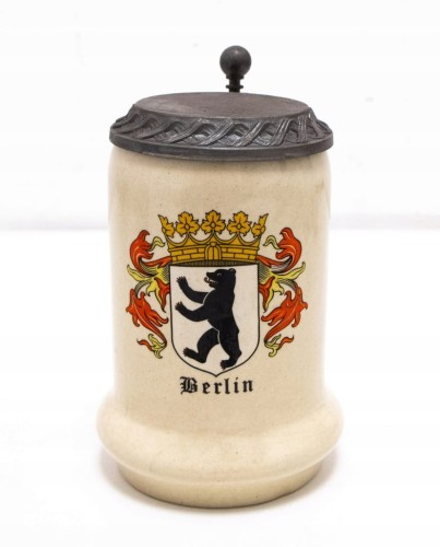 STARY CERAMICZNY KUFEL - BERLIN