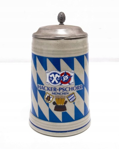 STARY CERAMICZNY KUFEL - PIWO HACKER PSCHORR, MONACHIUM