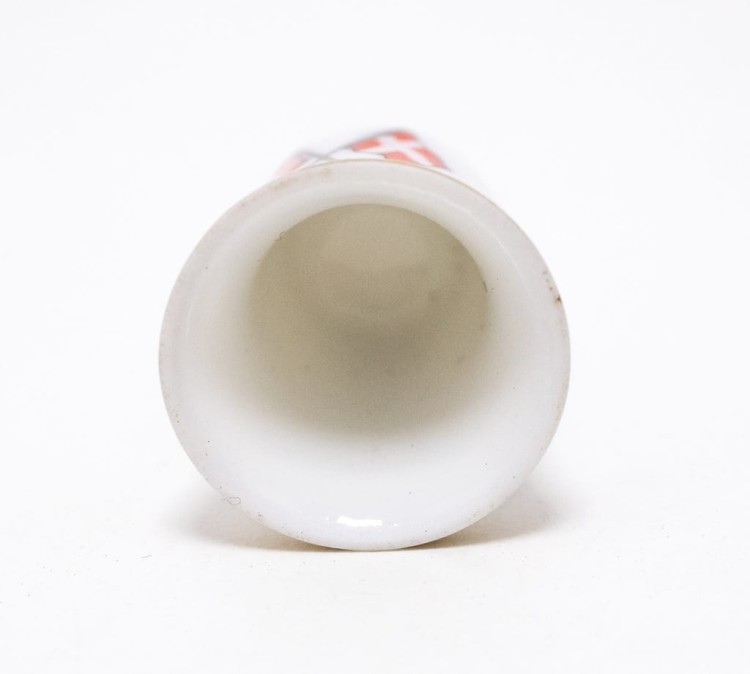 STARY PORCELANOWY NAPARSTEK - DANIA