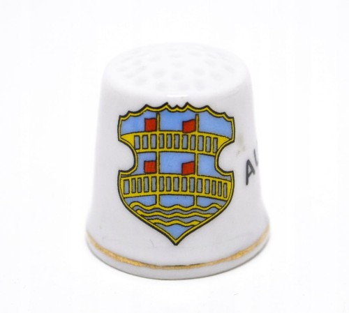 STARY PORCELANOWY NAPARSTEK - AUE BAD SCHLEMA, NIEMCY