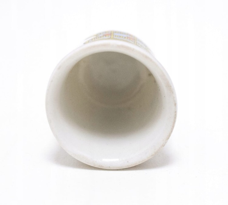 STARY PORCELANOWY NAPARSTEK - AUE BAD SCHLEMA, NIEMCY