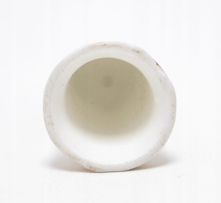 STARY PORCELANOWY NAPARSTEK - WŁOCHY