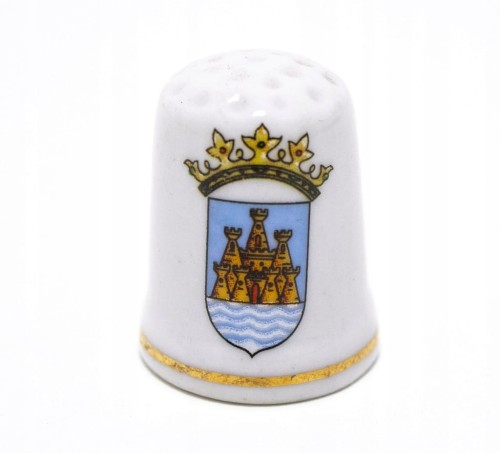 STARY PORCELANOWY NAPARSTEK - IBIZA