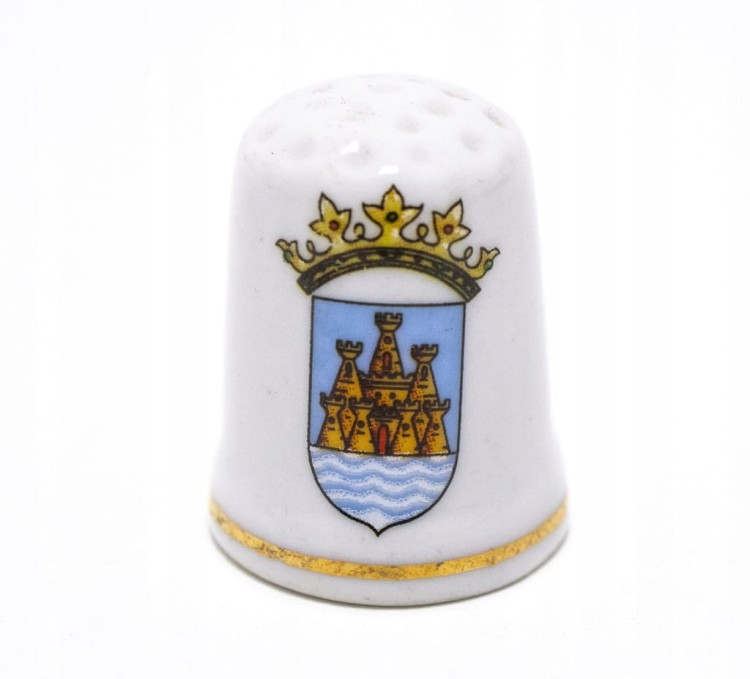STARY PORCELANOWY NAPARSTEK - IBIZA