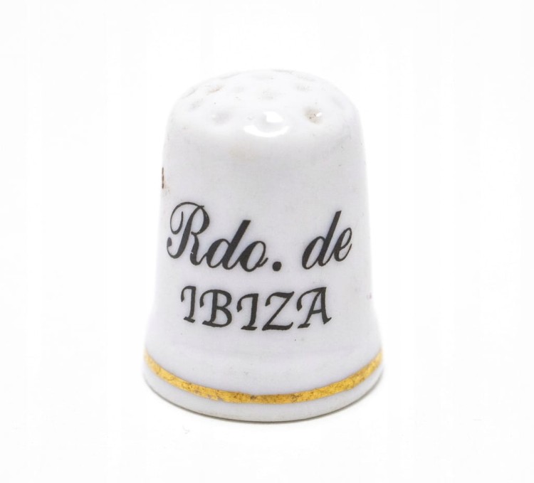 STARY PORCELANOWY NAPARSTEK - IBIZA